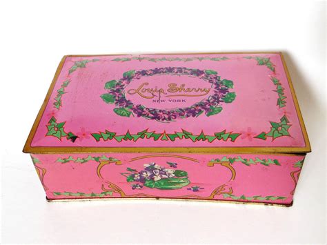 old metal candy boxes|Vintage Metal Candy Box .